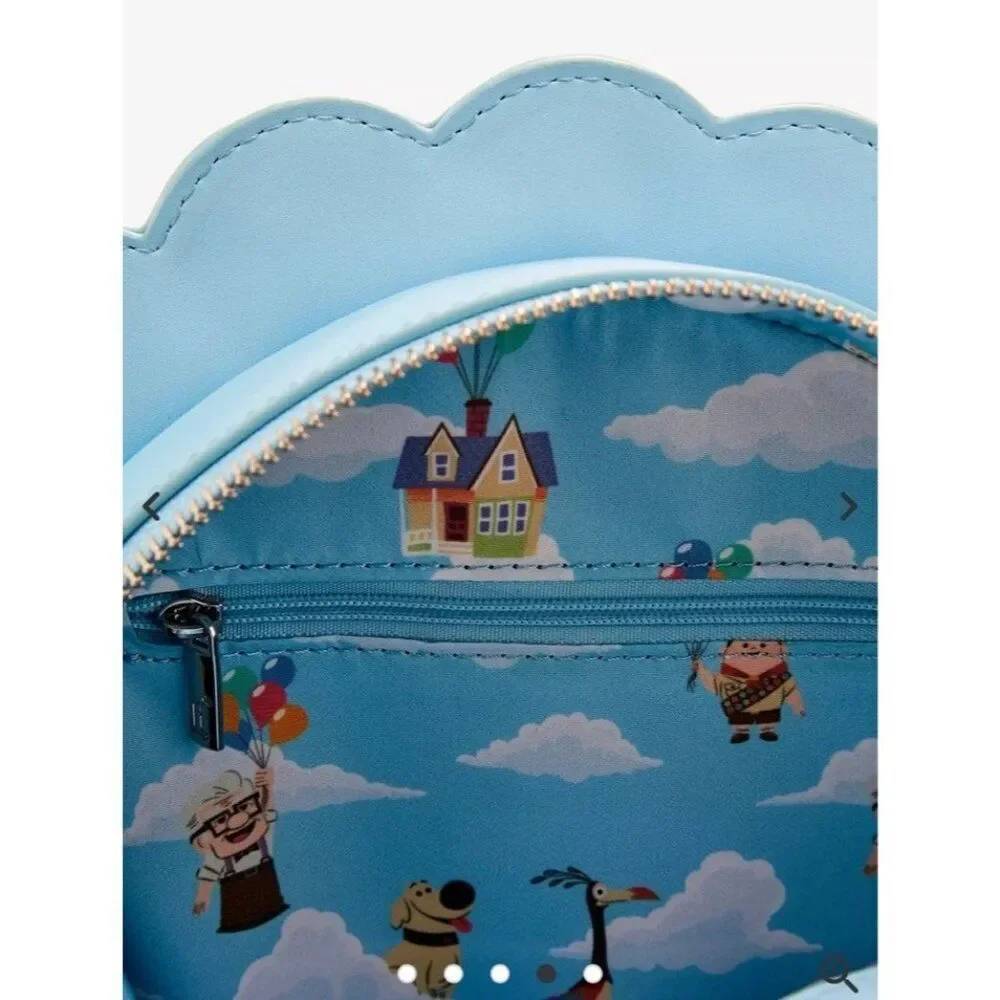 Loungefly Disney Pixar UP Dug Balloons Dog Chain Crossbody Balloon Bag NWT